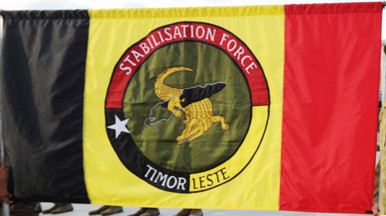 [Flag of AusBatt in East Timor]